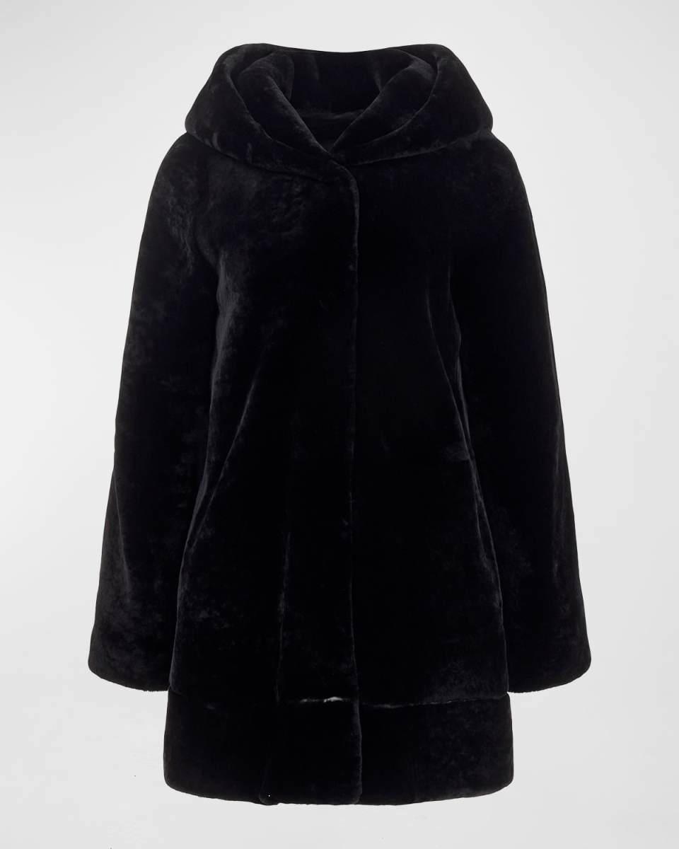 Reversible Lamb Shearling Parka Jacket